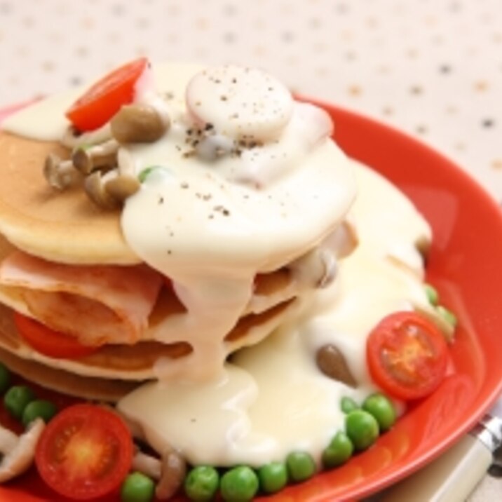パンケーキのチーズフォンデュソースかけ レシピ 作り方 By 六甲バター株式会社 楽天レシピ パンケーキのチーズフォンデュソースかけ レシピ 作り方 By 六甲バター株式会社 楽天レシピ